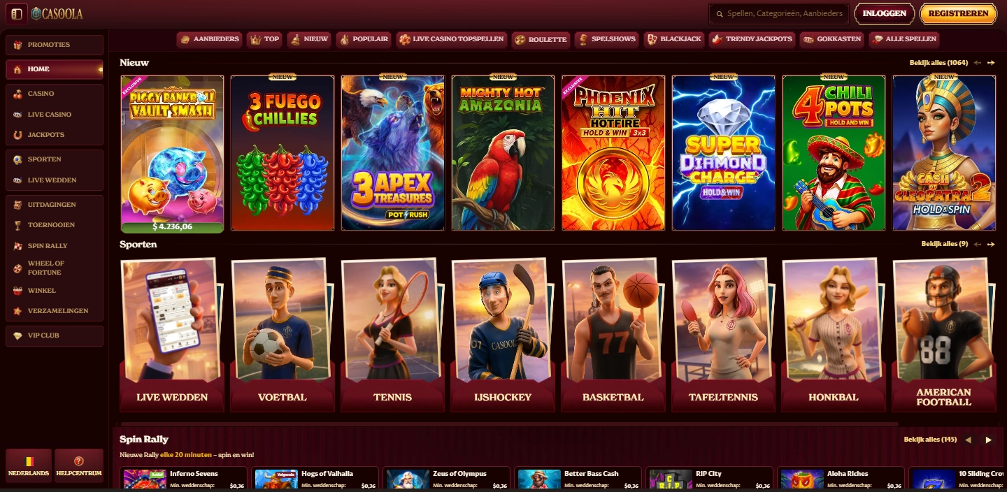 Online casino buitenland met dagelijkse cashback en challenges